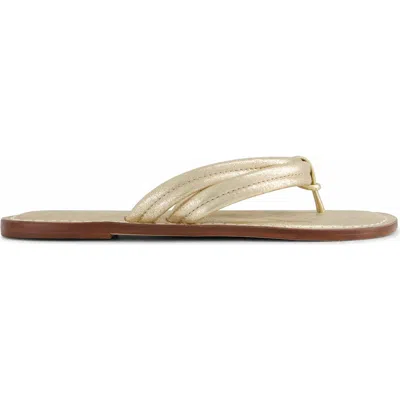 Bernardo Footwear Miami Thong Sandal In Metallic