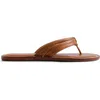 Bernardo Footwear Miami Thong Sandal In Luggage