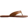 Bernardo Footwear Miami Thong Sandal In Mahogany