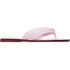 Bernardo Miami Double-strap Sandals In Pink