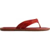 Bernardo Footwear Miami Thong Sandal In Red