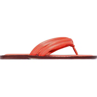Bernardo Footwear Miami Thong Sandal In Red