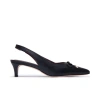 Bernardo Footwear Misha Kitten Heel Pump In Black