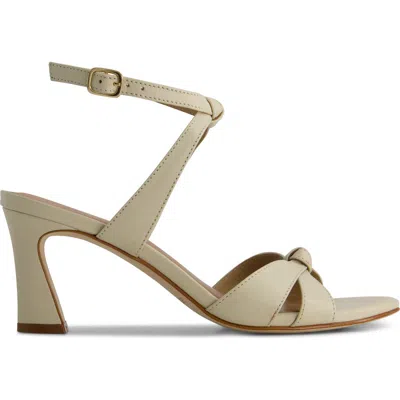 Bernardo Footwear Neera Mid Heel Sandal In Eggshell