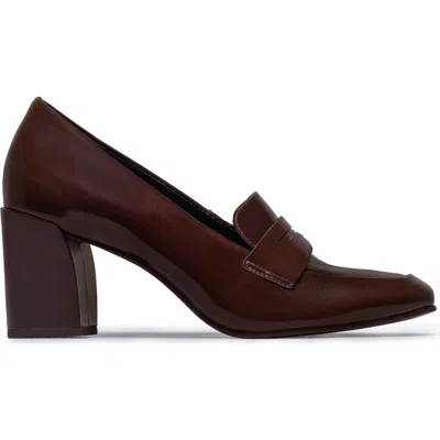 Bernardo Footwear Nevaeh Loafer Pump In Burgundy