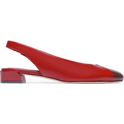 Bernardo Footwear Nia Slingback Flat In Animal Print