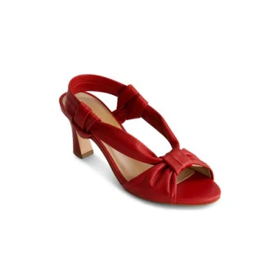 Bernardo Footwear Novah Slingback Heel In Red