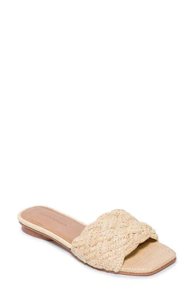 Bernardo Footwear Pixie Slide Sandal In Light Natural