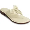Bernardo Footwear Taormina Thong Sandal In Eggshell
