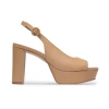 Bernardo Footwear Vega Platform Heel Sandal In Brown