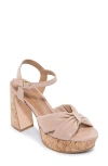 Bernardo Veronika Platform Sandal In Blush
