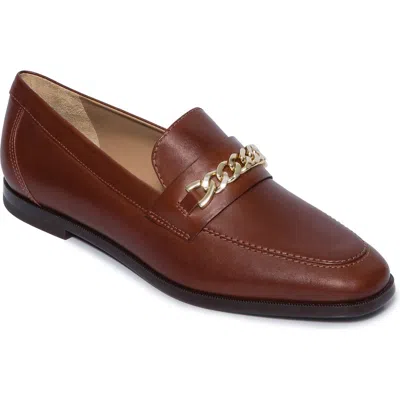 Bernardo Footwear Zephyr Chain Loafer In Mahogany