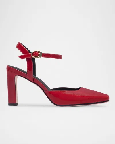 BERNARDO GAMA LEATHER PUMPS