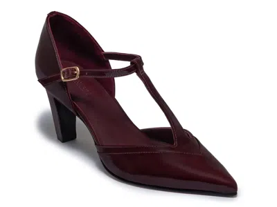 Bernardo Gianna Mary Jane Pump In Chocolate Leather