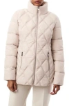 Bernardo Glam Quilted Insulated Puffer Jacket In Eggshell