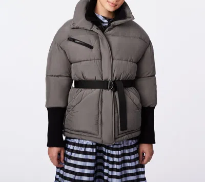 Bernardo Glam Quilted Jacket In Multi