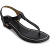 Bernardo Goya T-strap Sandal In Black
