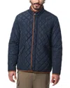 Bernardo Smart Leisure Quilted Barn Jacket In Blue