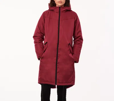 Bernardo Hi-low Raincoat In Multi