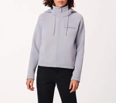Bernardo Hooded Neoprene Jacket In Multi