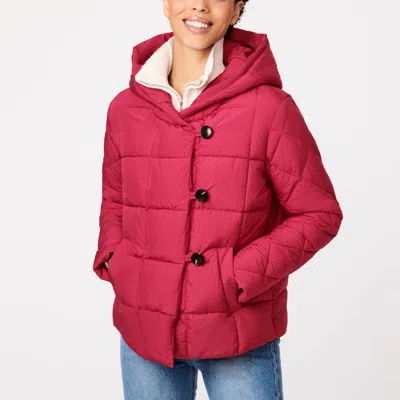 Bernardo Women's Box Quilt Puffer Jacket In Vivacious
