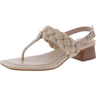 Bernardo Jasmine Womens Braided Leather Block Heel In Multi