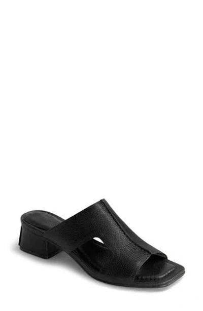 Bernardo Jewel Low Block Heel Sandal In Black