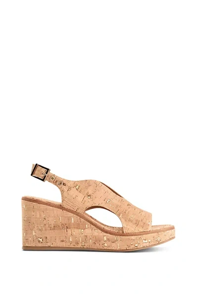 Bernardo Kuarta Cork-bottom Heels In Beige