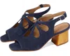 Bernardo Lainey Sandal Women's 6.5 Navy Square Toe Block Heel Slingback Khd042 In Blue