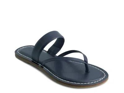 Bernardo Ocana Leather Cross-strap Thong Sandals In Black