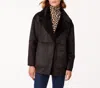 Bernardo Women's Faux Shearling Jacket In Black