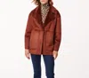 Bernardo Women's Faux Shearling Jacket In Brown