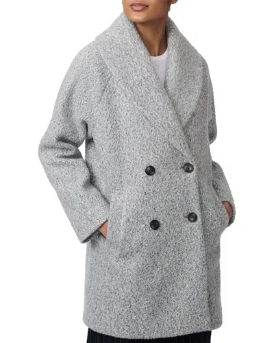 Bernardo Long Coat In Gray