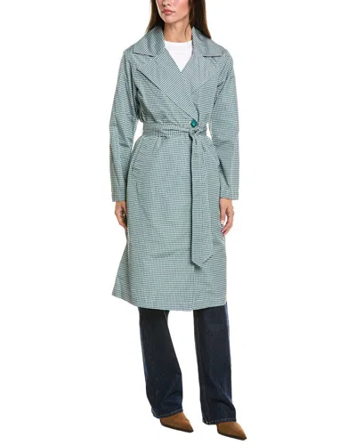 Bernardo Long Raincoat In Green