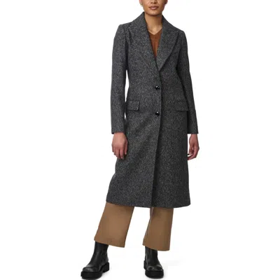 Bernardo Long Twill Coat In Grey