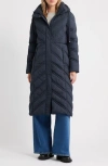 Bernardo Longline Hooded Puffer Jacket In Blue