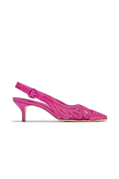 Bernardo Madinah 60 Slingback Heels In Pink