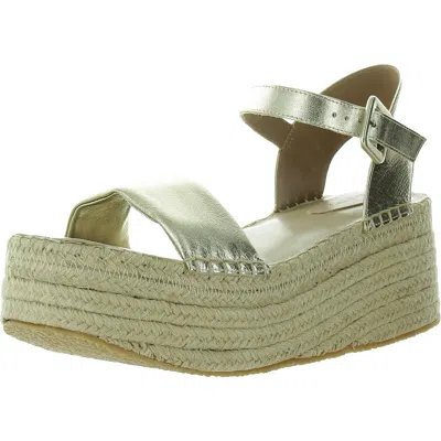Bernardo Mallorca Womens Solid Leather Platform Heels In Multi