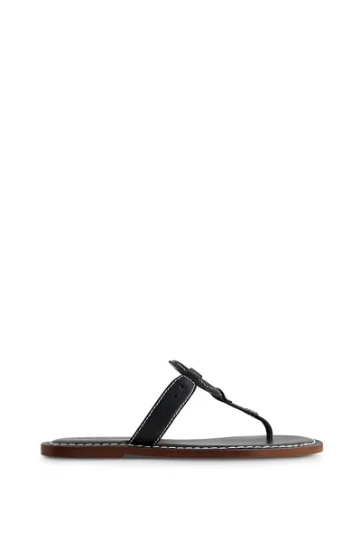 Bernardo Matrix Flip Flops In Black