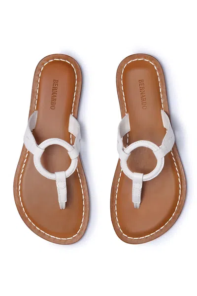Bernardo Matrix Flip Flops In White
