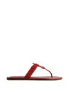 Bernardo Matrix Ring-detail Sandals In Red