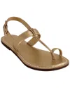 Bernardo Maverick 2 Leather Flat Toe Ring Sandal In Brown