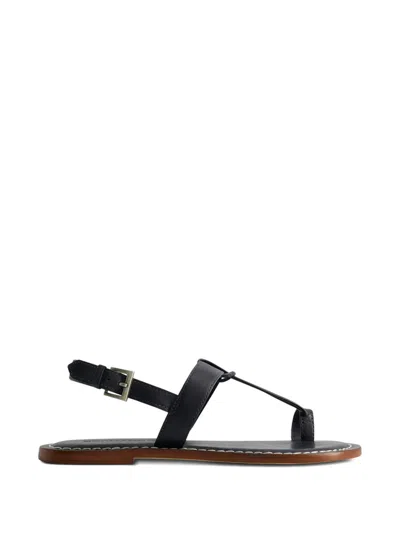 Bernardo Maverick Leather Sandals In Black
