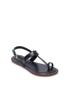 Bernardo Maverick Toe-ring Sandals In Black