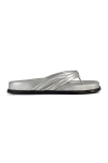 Bernardo Miami Sport Sandals In Silver