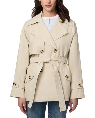 BERNARDO MIDTOWN CROPPED TRENCH COAT