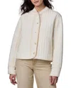 Bernardo Textured Quilted Button-up Jacket In Neutral