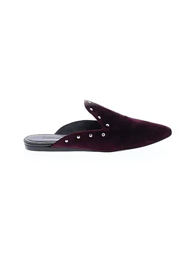 Pre-owned Bernardo Mule/clog In Burgundy