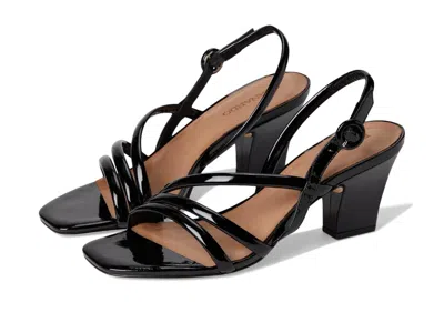 Bernardo Naples Dress Sandals Women Black Patent Leather Slingback Rhs9208