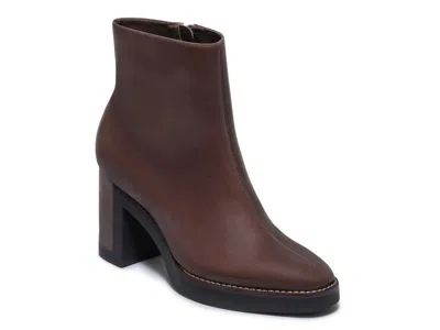 Bernardo Nara Bootie In Chocolate Leather